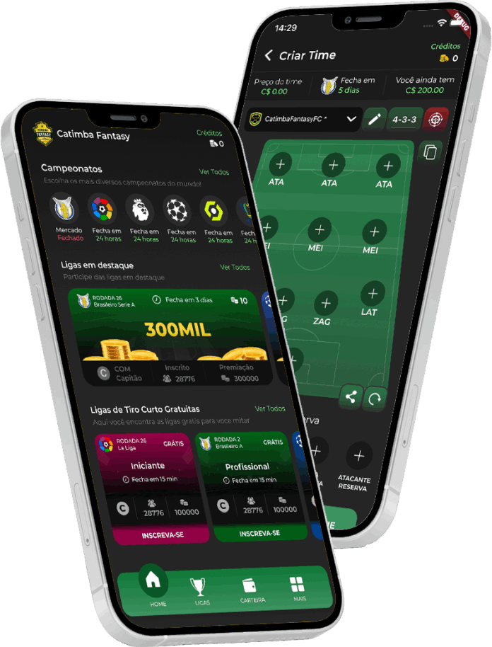 Catimba App Mockup