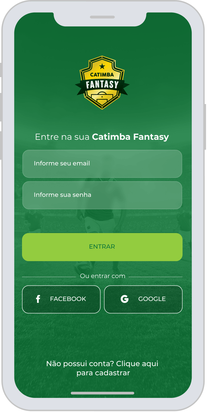 Escalação de Time no App